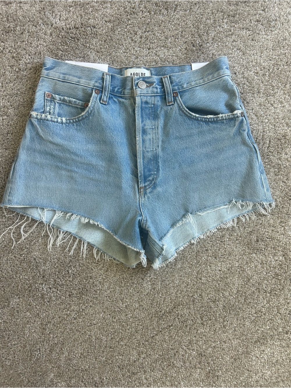 AGOLDE Ridley High Rise Shorts - Picture 3 of 8